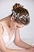 fxmimior Bridal Wedding Headpiece Hair Vine Crystals Rhinestone Headband Tiara Wedding Party Evening Hair Accessory (silver)