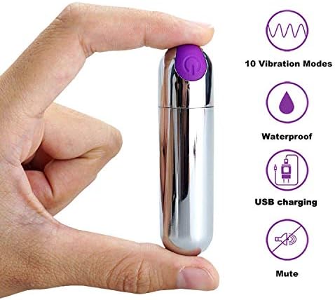 Quiet Ví-bratór Rechargeable 10 Frequency Strong Waterproof TranquilVibe Waterproof Strong Būllet Ví-bratórs Erotic Sexxa Toys for Women,Aspicture Sexxa Tops Shirts
