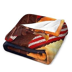 Bald Eagle Blanket American Flag Eagle Decor Throw