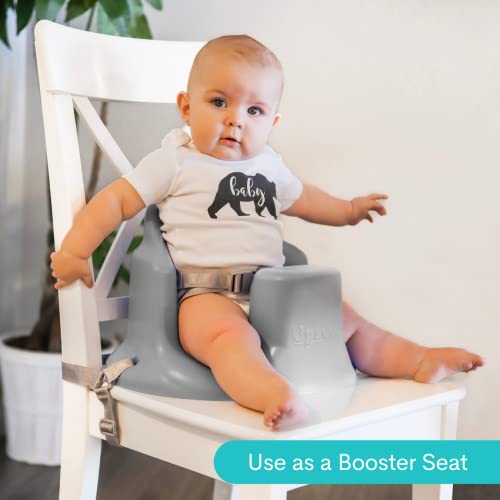 Upseat Baby Floor Seat Booster Chair for Sitting Up with Removable Tray