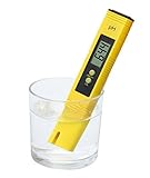 Tanice Digital PH Meter LCD PH Tester 0.01 PH High Accuracy Water Quality Tester for Household Drinking Water, Swimming Pools, Aquariums, Hydroponics