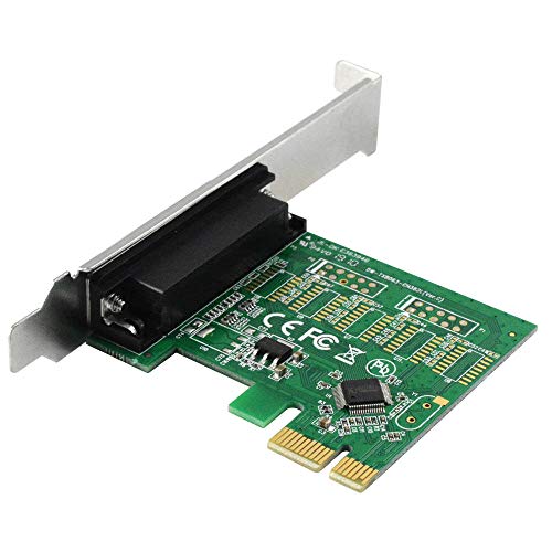GODSHARK PCIe Parallel Port Expansion Card, PCI Express to DB25 LPT Converter Adapter Controller for Desktop with Low Bracket