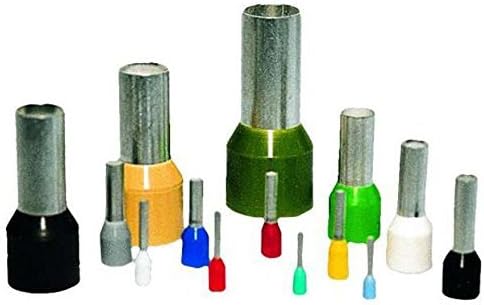 Eclipse Tools 701-043 AWG 4 Wire Ferrule, 22 mm Barrel, Brown (Pack of 50)