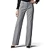 LEE Women's Flex Motion Regular Fit Trouser Pant, Black Briar Plaid, 18