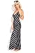 Lolli Couture STRIPES BARE BACK CAMI MAXI DRESS