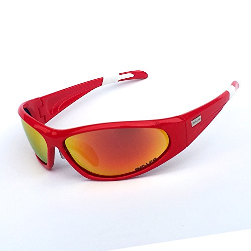HCMAX Polarized Sports Sunglasses UV400 Protection for Men Women Cycling Riding Running Baseball Fishing Golf Driving Glasses TR90 Durable Frame