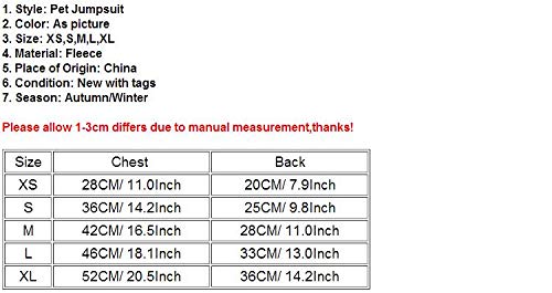 Ollypet Cute Dog Unicorn Costume Jumpsuit for Small Medium Dogs Puppy Cat Funny Halloween Outfit Clothes Hoodie Pink