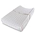 Baby Changing Pad Covers for Girls - 2 Pack - Ultra Soft Jersey Knit Cotton (Pink, White, Chevron and dots) Baby Changing Pad Cover by Ziggy Baby