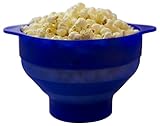 Kitchen Gear Labs Silicone Microwave Popcorn Popper Maker Machine With Lid