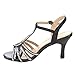 VIA PINKY CLAUDIA-93 Women's Cut Out Rhinestone Dress Heels Run One Size Small