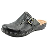 Clarks Leisa Belle Women Round Toe Leather Black Mules