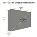 KHOMO GEAR Outdoor TV Cover - Panther Series - Universal Weatherproof Protector for 30-32 Inch TV - Fits Most Mounts & Brackets