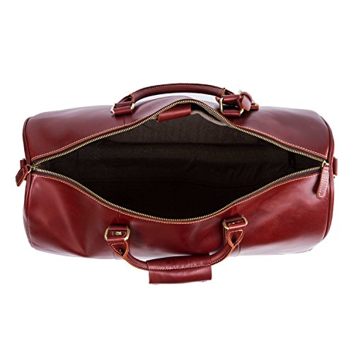 Large Leather Duffle Bag With Wheels IUCN Water