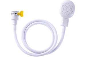 Wujzkisster Portable Rubber Hose Spray, 1.3 Meters Pet Shower Sprayer Hand Held Hose,Bath Tub Sink Spray Attachment for Washi