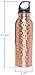 Mindful Design Pure Copper Hammered Water Bottle - Leak-Proof Solid Copper Vessel for Ayurvedic Health Benefits (31 oz)