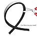 CCHUIXI High Density Foam Tape,Single Side Adhesive,Soundproofing Waterproofing Insulation Foam Gasket Tape Weather Strip (1/16