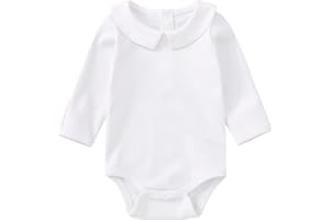 pureborn Baby Girls Boys Bodysuit Super Soft Cotton Romper 0-24 Months