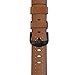 PATCHWORKS Premium Genuine Leather Band Replacement Bracelet Strap Dual Material Structure Air Strap in Brown Compatible For Apple Watch Band 38mm Series 1/2