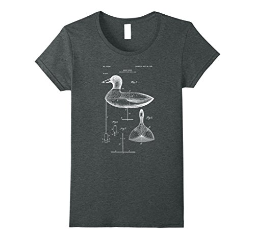 Womens vintage duck hunting decoy shirt - wood mallard …