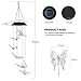 HOPESOOKY Wind Chime Light, Color-Changing Decorative Mobile Outdoor Waterproof Led Solar Powered Wind Chimes Led Light for Home/Party/Yard/Garden Decoration (Butterfly)