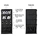 Suitcase Organizer | Durable Portable Travel Packing System Hanging Luggage Cube (Black)