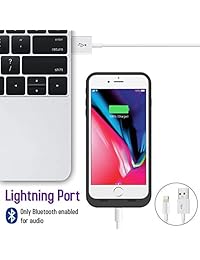 Xooparc   Funda de batería para iPhone 7 Plus 8 Plus, 7000 mAh, batería recargable ampliada, para Apple iPhone 7 Plus y 8 Plus (5,5 pulgadas)