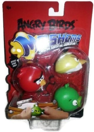 Angry Birds Mash'ems, Assorted Colors, Random Colors, Vary 3 Pack