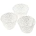 ELENKER 120pcs Cupcake Wrapper Lace Laser Cut Filigree Cupcake Wraps Liner Baking Cup