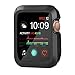 YUSHUANG Compatible with Apple Watch Case 40mm Series 4, Shock-Proof and Shatter-Resistant Compatible with Apple Watch Protector, Replacement for iWatch case - Black