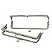 Housweety 3PCs Metal Purse Bag Frame Kiss Clasp Lock Bronze Tone 15.5cmx7cm