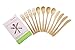 Akcook 12-Pieces Natural Wooden Flatware Set, Service for 4