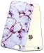 A-Focus Case for iPhone 6s Case, iPhone 6 Purple Marble Case, IMD Design Blood Stone Pattern Texture Soft Flexible TPU Slim Cover Case for iPhone 6 iPhone 6s 4.7 inch Glossy Purple