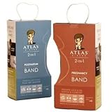 Atlas Band Combo Pregnancy Band and Postpartum Accessory Get 2-in-1. Abdomen, back & leg support and comfort (XL-XXL (38, Lavender)