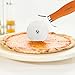 ZkitchenCo 8-Piece Kitchen Gadgets Utensils Cooking Tools, Stainless Steel Multi-Colored- Can Opener, Pizza Cutter, Bottle Opener, Ice Cream Scoop, Peeler, Grater & Strainer with Rotatable Stand