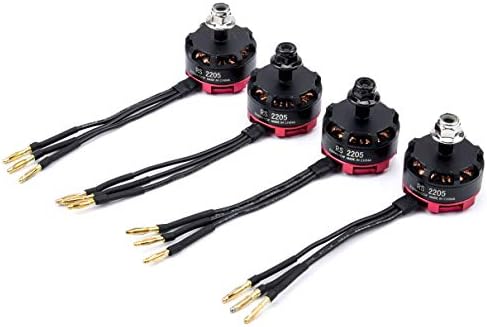 Lot De 4 Moteurs Brushless RS2205 2300KV Pour Drone FPV RC QAV250 X210 - 3-4S