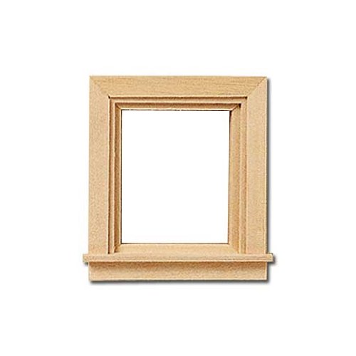 Dollhouse Miniature Traditional Single Light Window