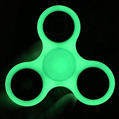 UNKTOP Fidget Hand Spinner Focus Toy Glowing in the dark with Luminous Fluorescent Light,High Speed Exquisite Hand Spinner for ADD, ADHD Anxiety Stress Relief Autism Boredom