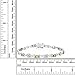 Gem Stone King Peridot 925 Sterling Silver 7 Inch Tennis Bracelet with Box Clasp (4.00 cttw, Peridot: 6x4mm)