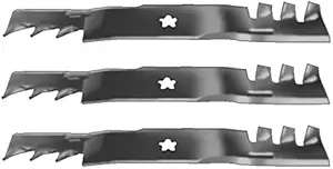 Set of 3 Mower Blades Replaces AYP Sears Husqvarna 173921 532173921