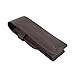Aeiniwer Royce Leather Genuine Leather Double Pen Case Holder (Coco)