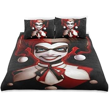 Amazon Com Harley Quinn Clown Girl Bedding Super Soft Set