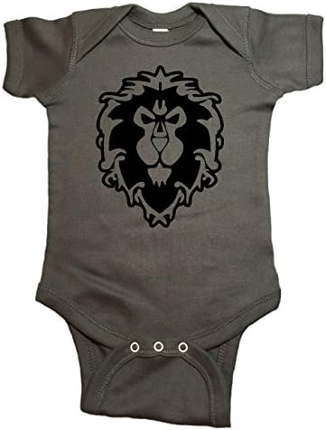 Ilion Clothing Co World Of Warcraft Baby One Piece Alliance Bodysuit