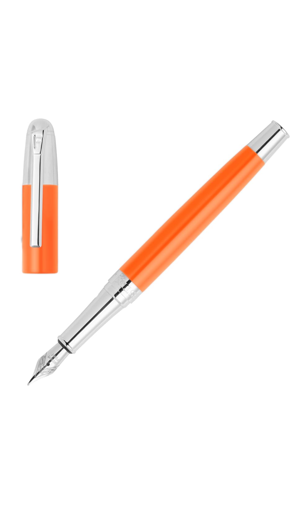 Classicals Chrome Orange Fountain Pen