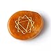TGS Gems Reiki Chakra Stones with Chakra Case Stones with Engraved Symbols, Set of 7