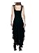 CA Mode Women's Sleeveless Floral Lace Tiered Long Irregular Party Dress
