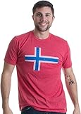 Norwegian Flag | Vintage Style, Retro-Feel Norway Flag & Lion Unisex T-shirt