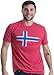 Norwegian Flag | Vintage Style, Retro-Feel Norway Flag & Lion Unisex T-shirt