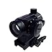 Tactical Reflex Red Green Dot Sight Scope Riflescope Optic Quick Detach Riser Mount Release Lens Covers Rail Mount Holographic Hunting Spotting