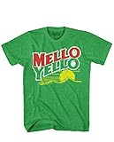 Mello Yello Soda Pop Drink Funny Classic Vintage Logo Men's Adult Graphic Tee T-Shirt (X-Large)