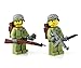 Battle Brick 1.6 Inches Tall Collectible US Marine WW2 Soldiers Custom Minifigure | Genuine Military Minifig | Printed in The USA | World WAR 2 | Great Gift for Ages 10+ to Adult AFOL